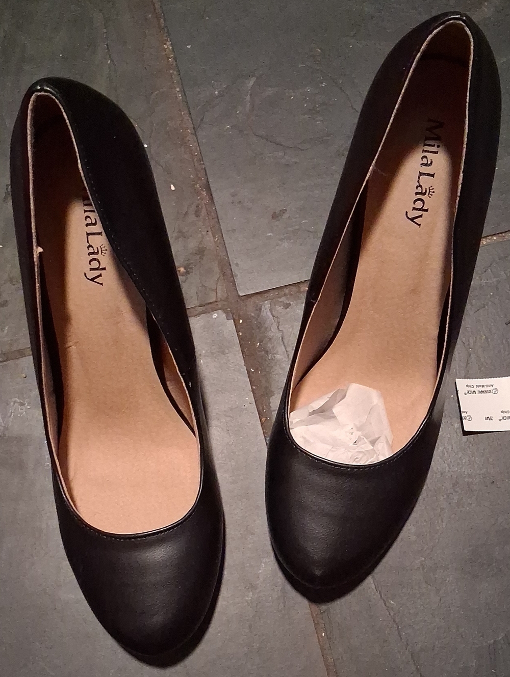 Classic Black Round-Toe Pumps NIB - Work & Formal Heels Size 10
